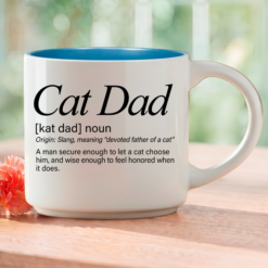 Alternative view of Single Mug | Cat Dad Coffee Mug: A Gift for Cat Lovers