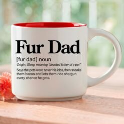 Single Mug | Fur Dad Coffee Mug: A Gift for Pet Lovers
