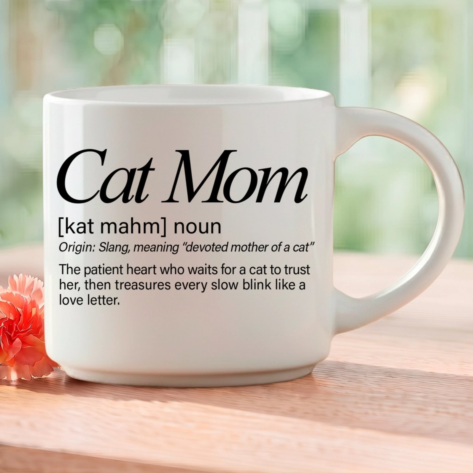 Single Mug | Cat Mom Coffee Mug: A Gift for Cat Lovers