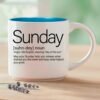 Single Mug | Sunday Blessing Mug: A Gift for Rest and Reset